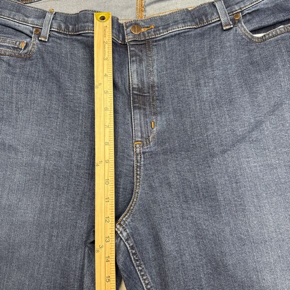Carhartt Women’s 26W Rugged Flex Relaxed Fit Jeans Blue Mid Rise Stretch Denim - Picture 3 of 10